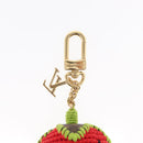 LOUIS VUITTON Bag Charm Very Licious Crochet Charm Red M02583 LV Auth 159439SM-7