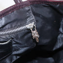 Chrome Hearts FS Tote Crosspatch Tote Bag Leather Black Auth 159442SM-15
