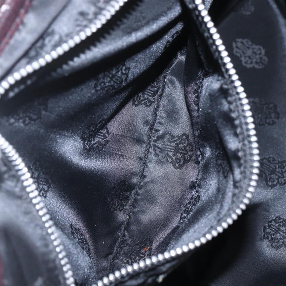 Chrome Hearts FS Tote Crosspatch Tote Bag Leather Black Auth 159442SM