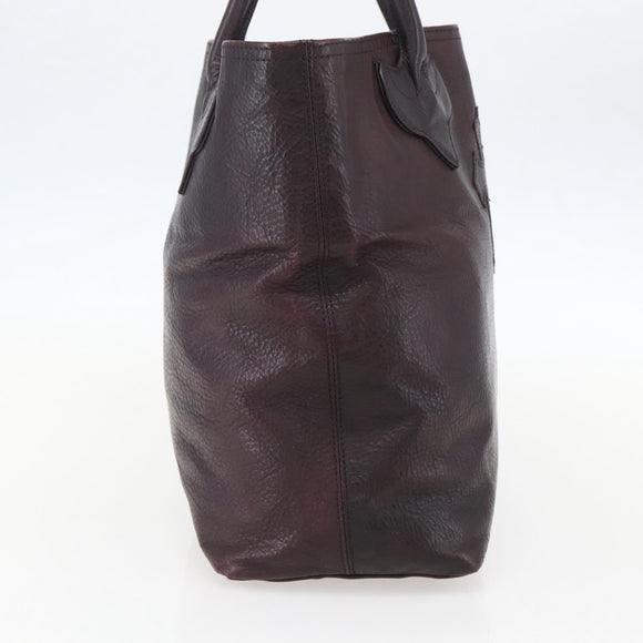 Chrome Hearts FS Tote Crosspatch Tote Bag Leather Black Auth 159442SM