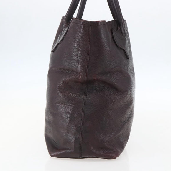 Chrome Hearts FS Tote Crosspatch Tote Bag Leather Black Auth 159442SM