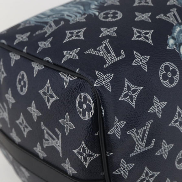 LOUIS VUITTON Monogram Savanna Keepall Bandouliere 45 Bag M54129 Auth 159443SM