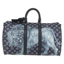 LOUIS VUITTON Monogram Savanna Keepall Bandouliere 45 Bag M54129 Auth 159443SM-14