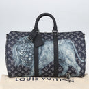 LOUIS VUITTON Monogram Savanna Keepall Bandouliere 45 Bag M54129 Auth 159443SM-13