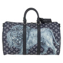 LOUIS VUITTON Monogram Savanna Keepall Bandouliere 45 Bag M54129 Auth 159443SM-3