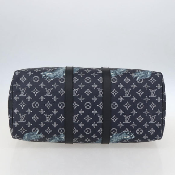LOUIS VUITTON Monogram Savanna Keepall Bandouliere 45 Bag M54129 Auth 159443SM