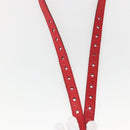 FENDI Mamma Baguette Shoulder Bag Leather 2way Red Gold Auth 159444SM-26