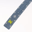 LOUIS VUITTON Monogram Denim CeintureLV New Wave Belt Blue M0146 Auth 159446SM-7