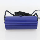 SAINT LAURENT Cassandra Shoulder Bag plastic Blue Auth 159447SAV-5