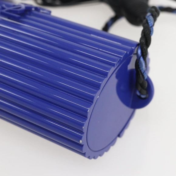 SAINT LAURENT Cassandra Shoulder Bag plastic Blue Auth 159447SAV