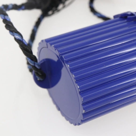 SAINT LAURENT Cassandra Shoulder Bag plastic Blue Auth 159447SAV