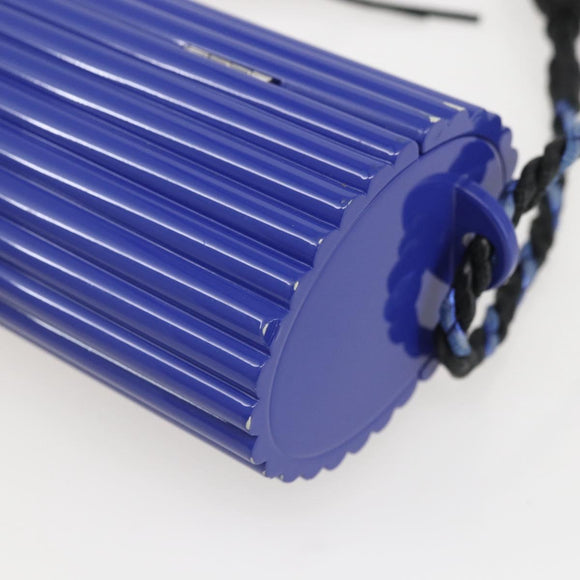 SAINT LAURENT Cassandra Shoulder Bag plastic Blue Auth 159447SAV