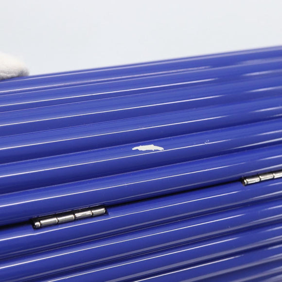 SAINT LAURENT Cassandra Shoulder Bag plastic Blue Auth 159447SAV