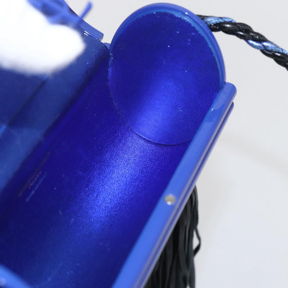 SAINT LAURENT Cassandra Shoulder Bag plastic Blue Auth 159447SAV
