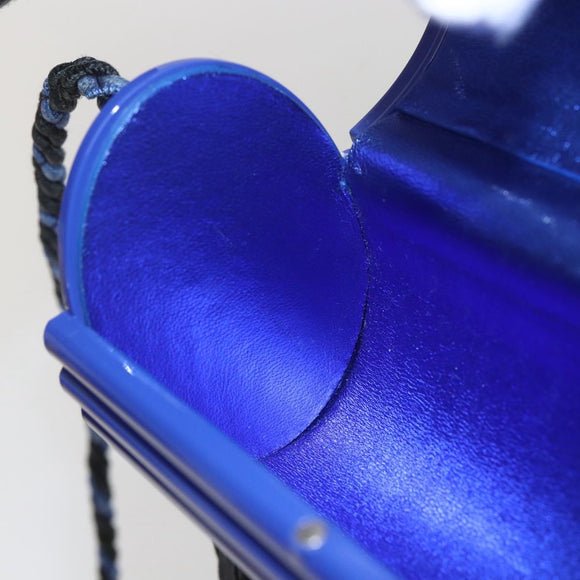 SAINT LAURENT Cassandra Shoulder Bag plastic Blue Auth 159447SAV