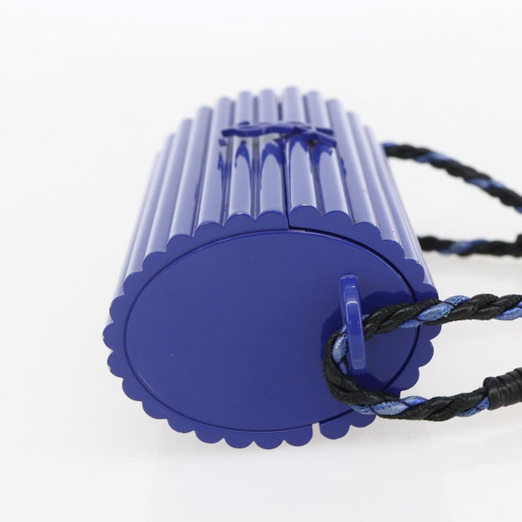 SAINT LAURENT Cassandra Shoulder Bag plastic Blue Auth 159447SAV