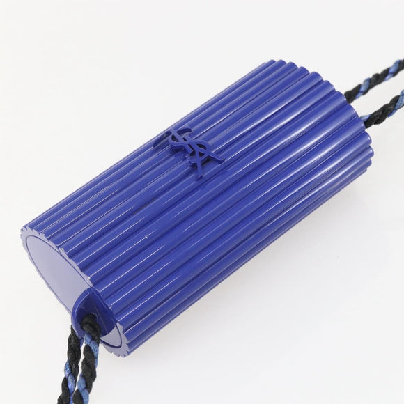 SAINT LAURENT Cassandra Shoulder Bag plastic Blue Auth 159447SAV