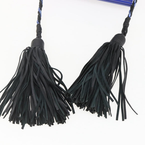 SAINT LAURENT Cassandra Shoulder Bag plastic Blue Auth 159447SAV