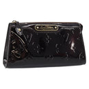 LOUIS VUITTON Monogram Vernis Trousse cosmetic Pouch Amarante M93565 Auth 159451-1