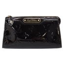 LOUIS VUITTON Monogram Vernis Trousse cosmetic Pouch Amarante M93565 Auth 159451-13