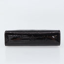 LOUIS VUITTON Monogram Vernis Trousse cosmetic Pouch Amarante M93565 Auth 159451-6