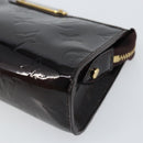 LOUIS VUITTON Monogram Vernis Trousse cosmetic Pouch Amarante M93565 Auth 159451-7