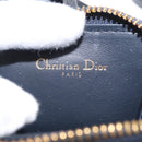Christian Dior Trotter Canvas Phone Shoulder Shoulder Bag Navy Gold Auth 159453M-17