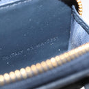 Christian Dior Trotter Canvas Phone Shoulder Shoulder Bag Navy Gold Auth 159453M-21