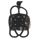 Christian Dior Trotter Canvas Phone Shoulder Shoulder Bag Navy Gold Auth 159453M-3