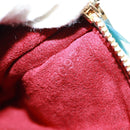 LOUIS VUITTON Monogram Multicolor Pochette MM Pouch White M60028 LV Auth 159454V-11