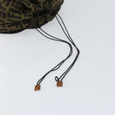 FENDI Zucca Canvas Purse Brown Black Auth 159458-7