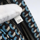 PRADA Pouch Nylon Blue Silver Auth 159464-23