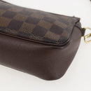 LOUIS VUITTON Damier Ebene Trousse Makeup Pouch N51982 LV Auth 159468-15