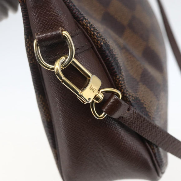 LOUIS VUITTON Damier Ebene Trousse Makeup Pouch N51982 LV Auth 159468