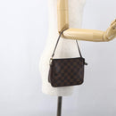 LOUIS VUITTON Damier Ebene Trousse Makeup Pouch N51982 LV Auth 159468-21