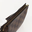LOUIS VUITTON Damier Ebene Trousse Makeup Pouch N51982 LV Auth 159468-6