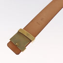 LOUIS VUITTON Multicolor Ceinture LV Printed Initials Studs M6909 Auth 159470V-15