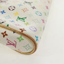 LOUIS VUITTON Monogram Multicolor Kate Pouch White Bron M55212 LV Auth 159471V-15