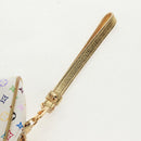 LOUIS VUITTON Monogram Multicolor Kate Pouch White Bron M55212 LV Auth 159471V-8