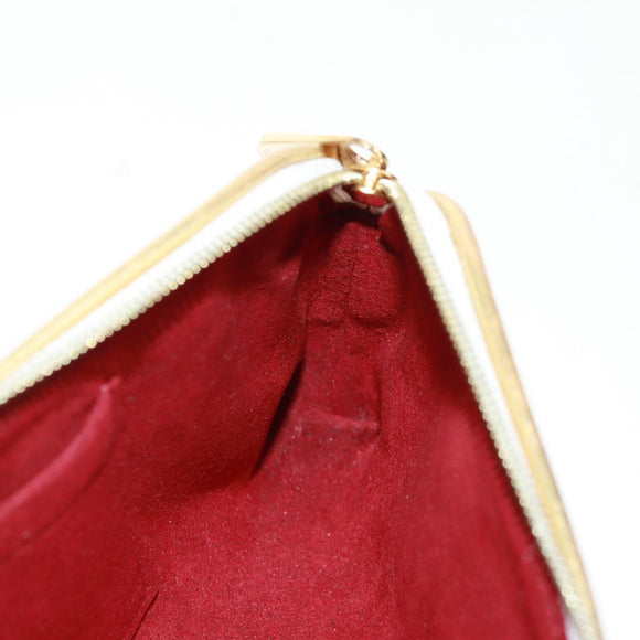 LOUIS VUITTON Monogram Multicolor Kate Pouch White Bron M55212 LV Auth 159471V