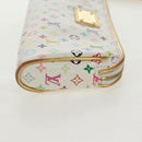 LOUIS VUITTON Monogram Multicolor Kate Pouch White Bron M55212 LV Auth 159471V-4