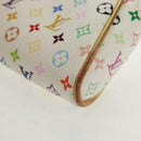 LOUIS VUITTON Monogram Multicolor Kate Pouch White Bron M55212 LV Auth 159471V-14