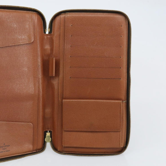 LOUIS VUITTON Monogram Organizer De Voyage Travel Case M60119 LV Auth 159477