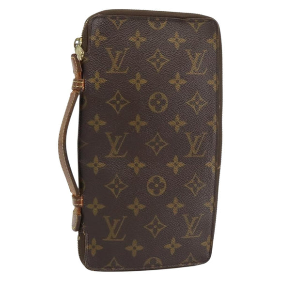 LOUIS VUITTON Monogram Organizer De Voyage Travel Case M60119 LV Auth 159477