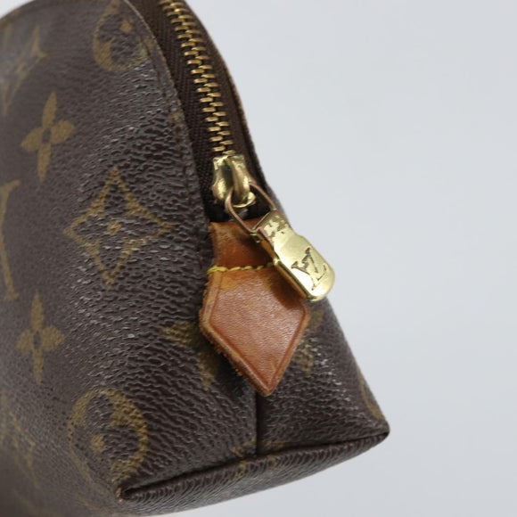 LOUIS VUITTON Monogram Pochette Cosmetic PM Pouch M43998 LV Auth 159485