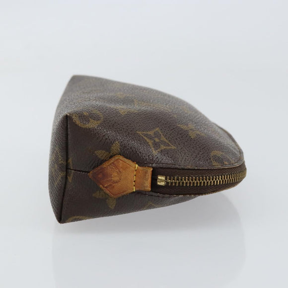 LOUIS VUITTON Monogram Pochette Cosmetic PM Pouch M43998 LV Auth 159485
