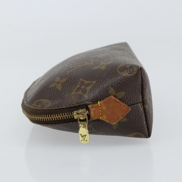 LOUIS VUITTON Monogram Pochette Cosmetic PM Pouch M43998 LV Auth 159485