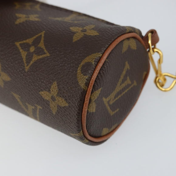 LOUIS VUITTON Monogram Papillon Pouch LV Auth 159488