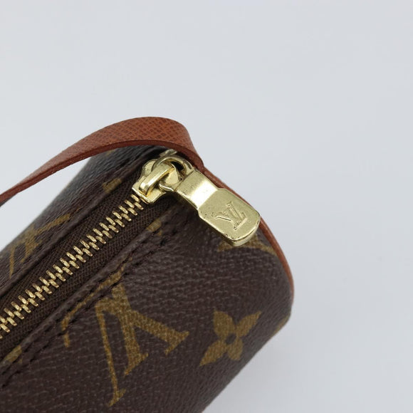 LOUIS VUITTON Monogram Papillon Pouch LV Auth 159488