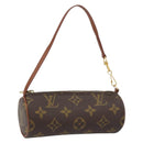 LOUIS VUITTON Monogram Papillon Pouch LV Auth 159488-1